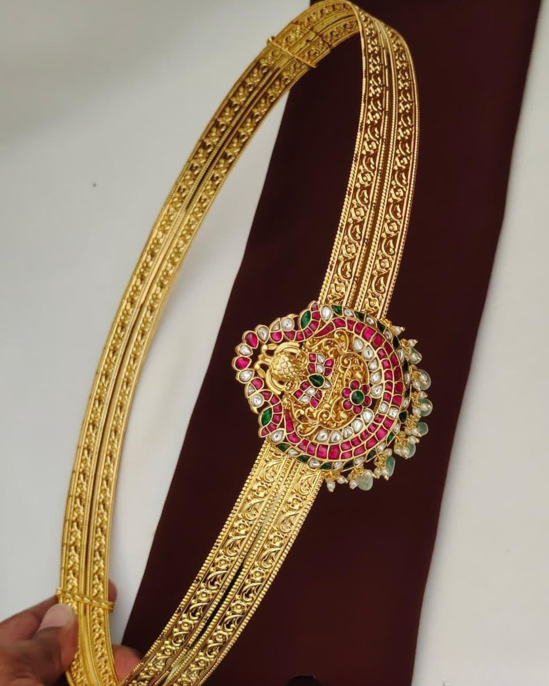 Jadau Kundan Hipbelt s 360023