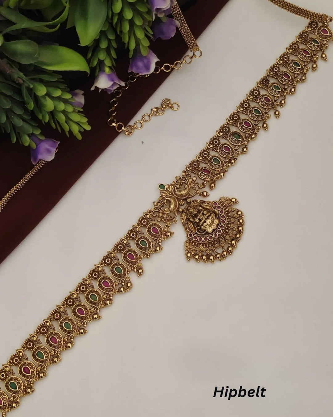 Kundan Temple Hipbelt (Vaddanam)  s230091