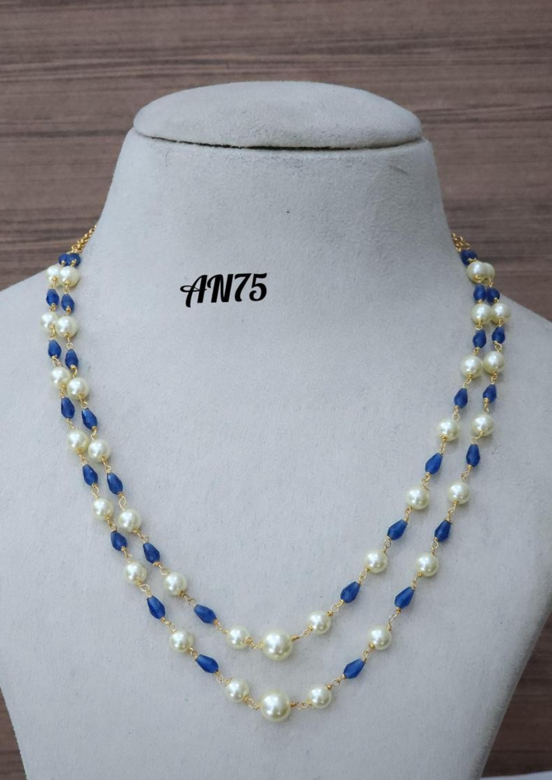 Kundan and beads necklace AN 75
