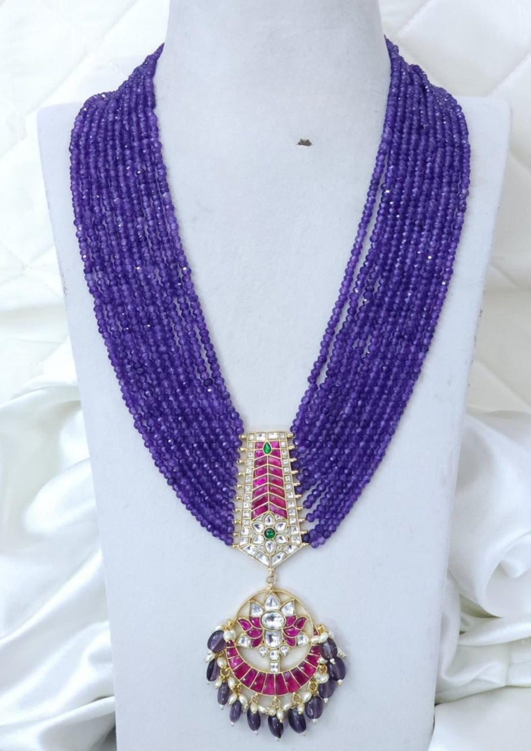 Jadau kundan stone necklace r105500