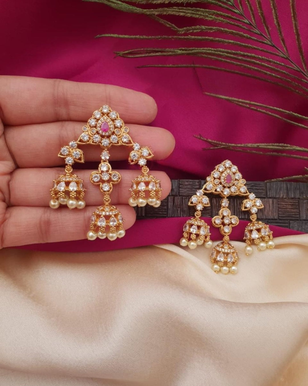 Pure Zirconian Diamond Earrings g 10680