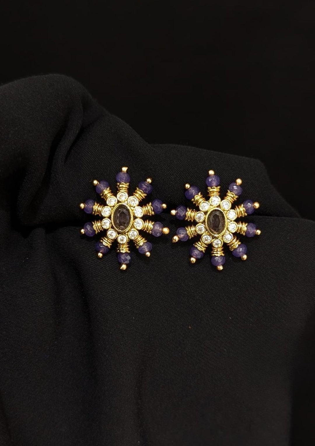 Kundan stone earrings vj 200