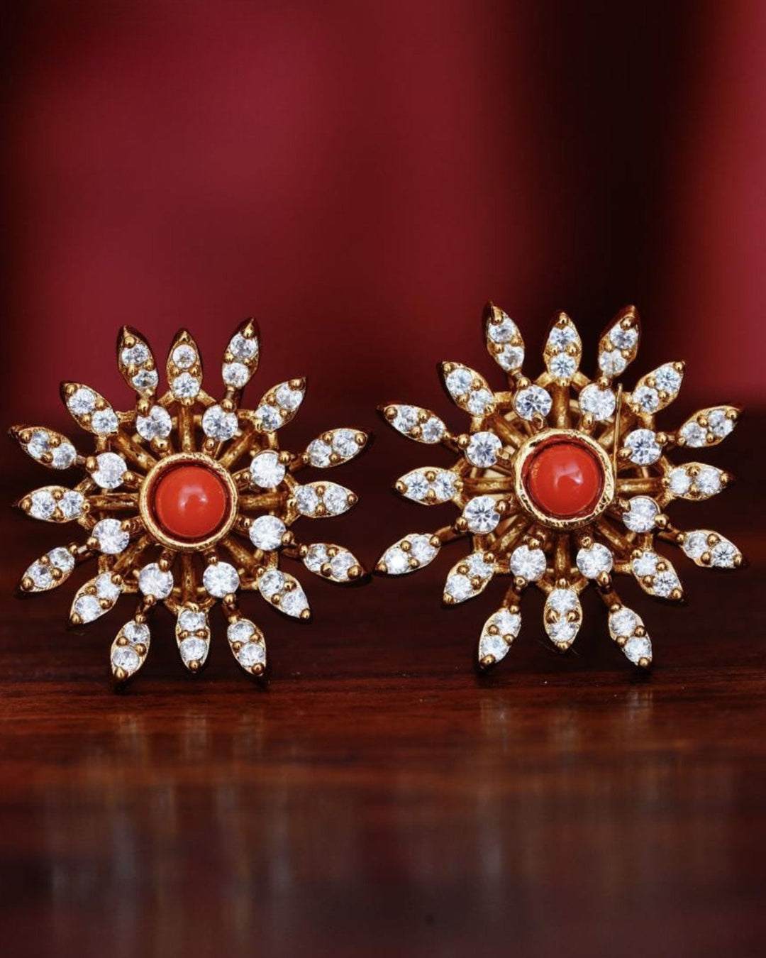 Kundan stone earrings yle 100