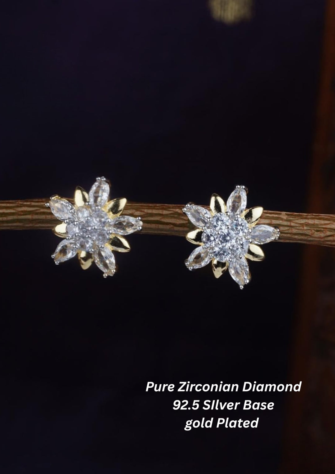 Pure Zirconian Diamond Studs c102020