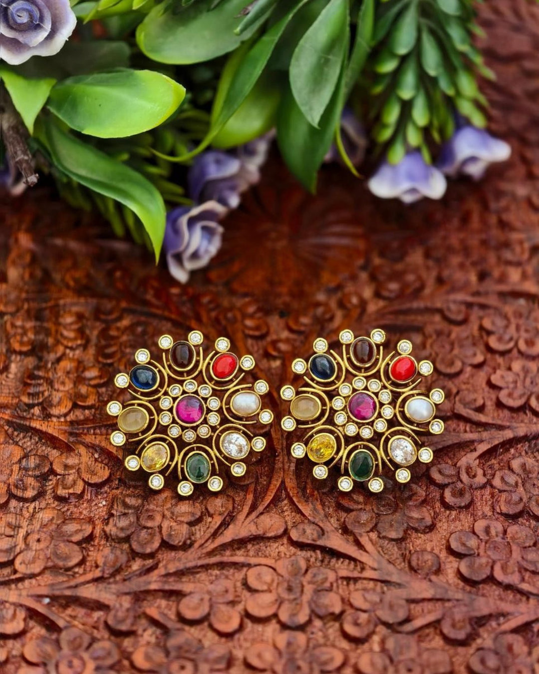Kundan Studs s 85006