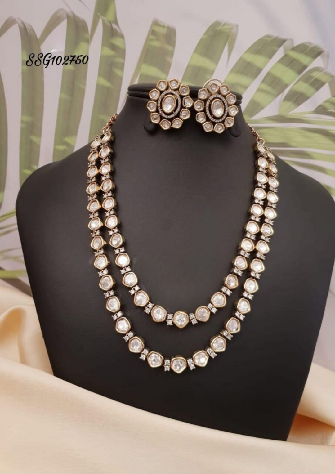 Victorian jewellery necklace with earrings ssg 102750