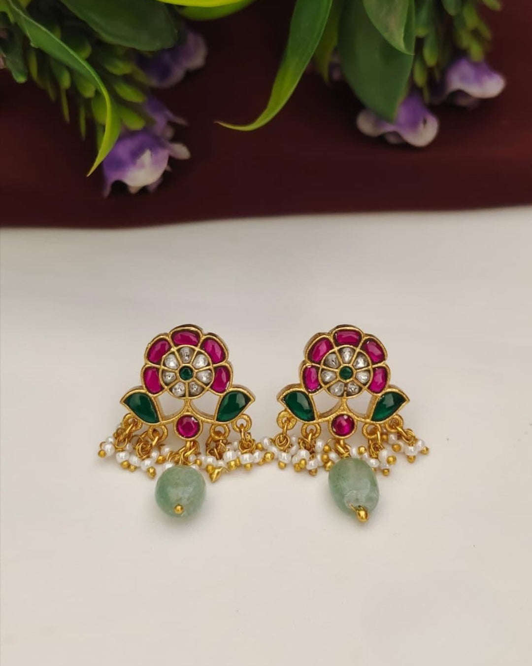 Kundan Earrings  s 130059