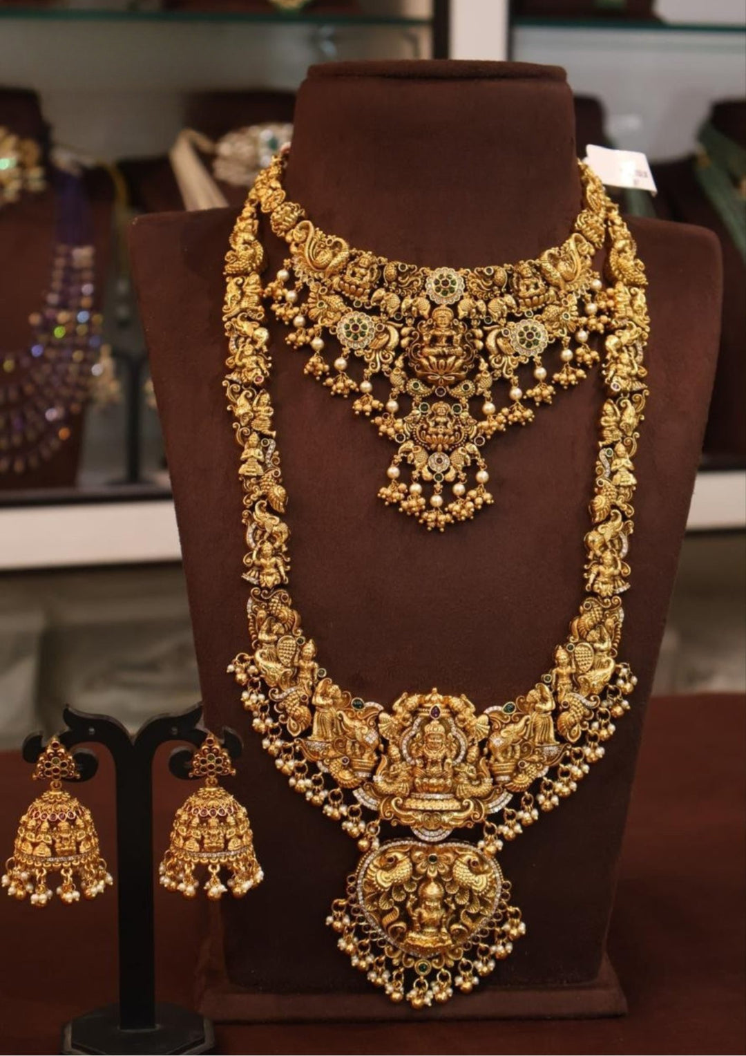 Kundan Temple Bridal Set s 900058