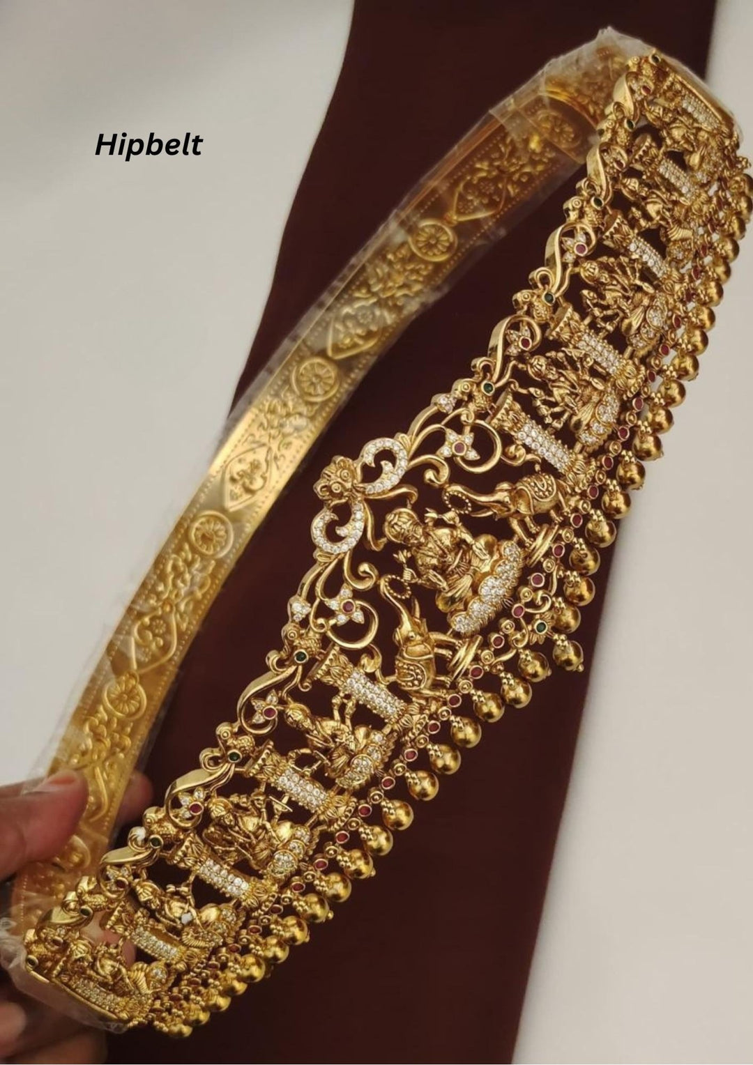 Kundan Temple Hipbelt (Vaddanam) s380043