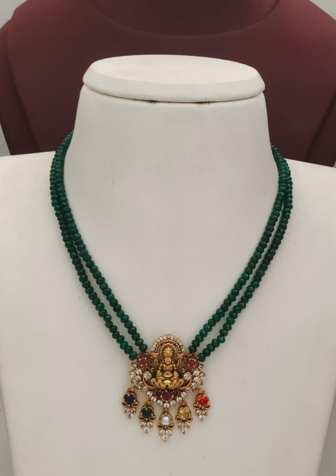 Kundan & Beads Necklace s110008