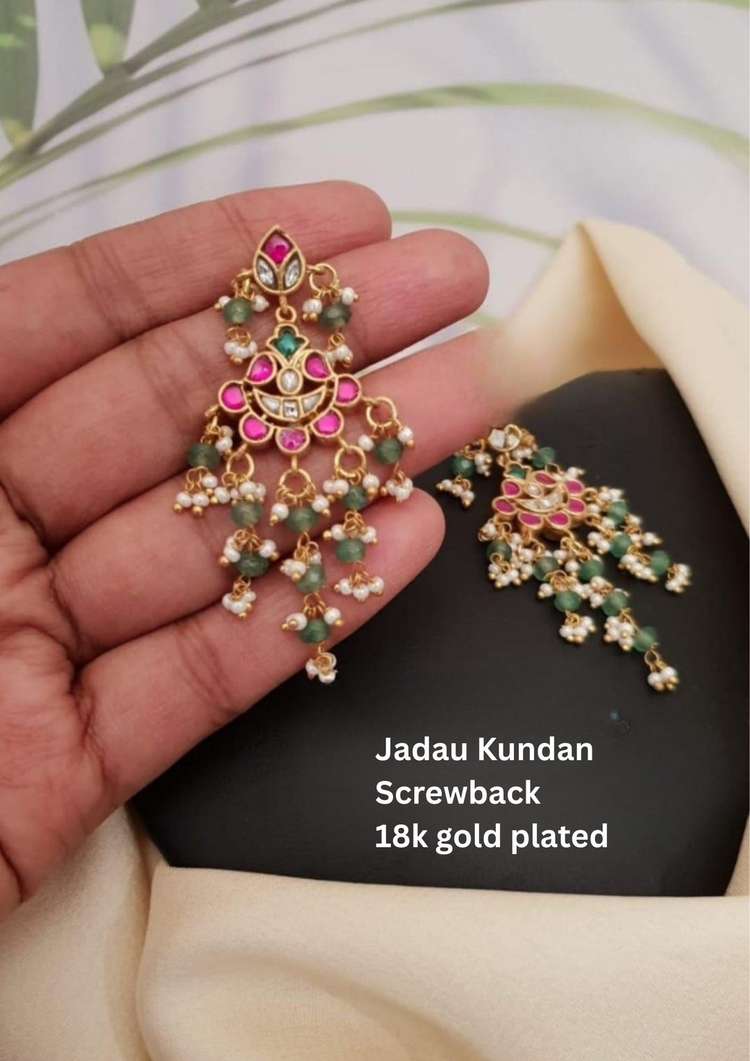 Jadau Kundan Earings g101100