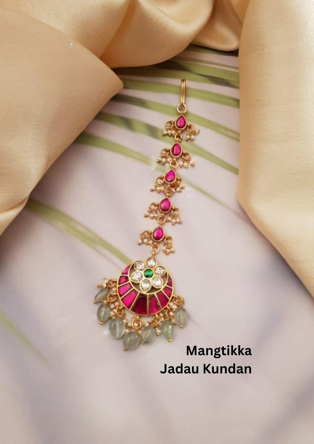 kundan Brass Base Mangtikka g 10820