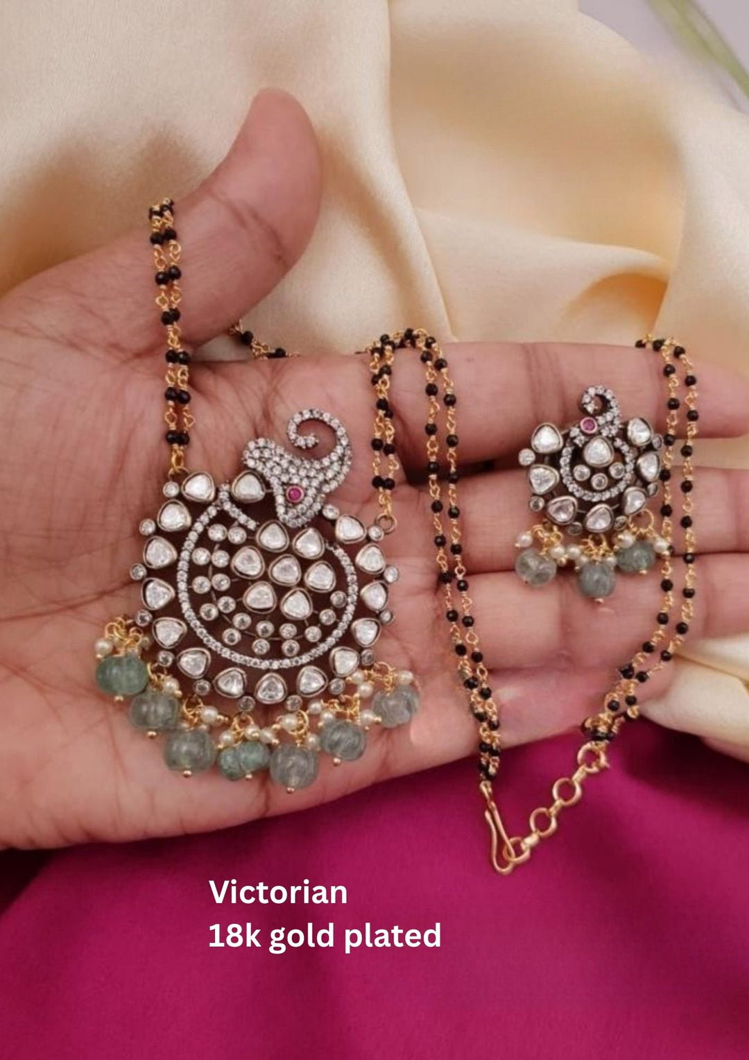 Victorian Necklace with Earrings g 101920