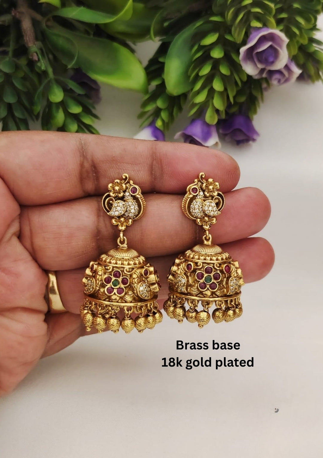 Kundan Jhumkas s 120009
