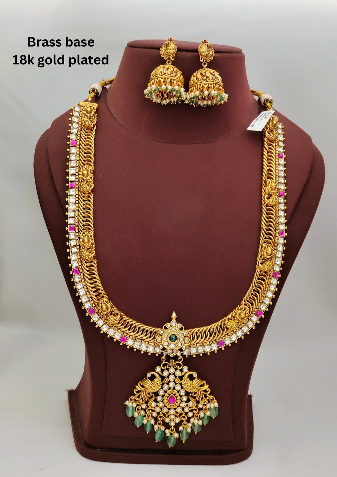 Kundan Necklace with Earrings s640006