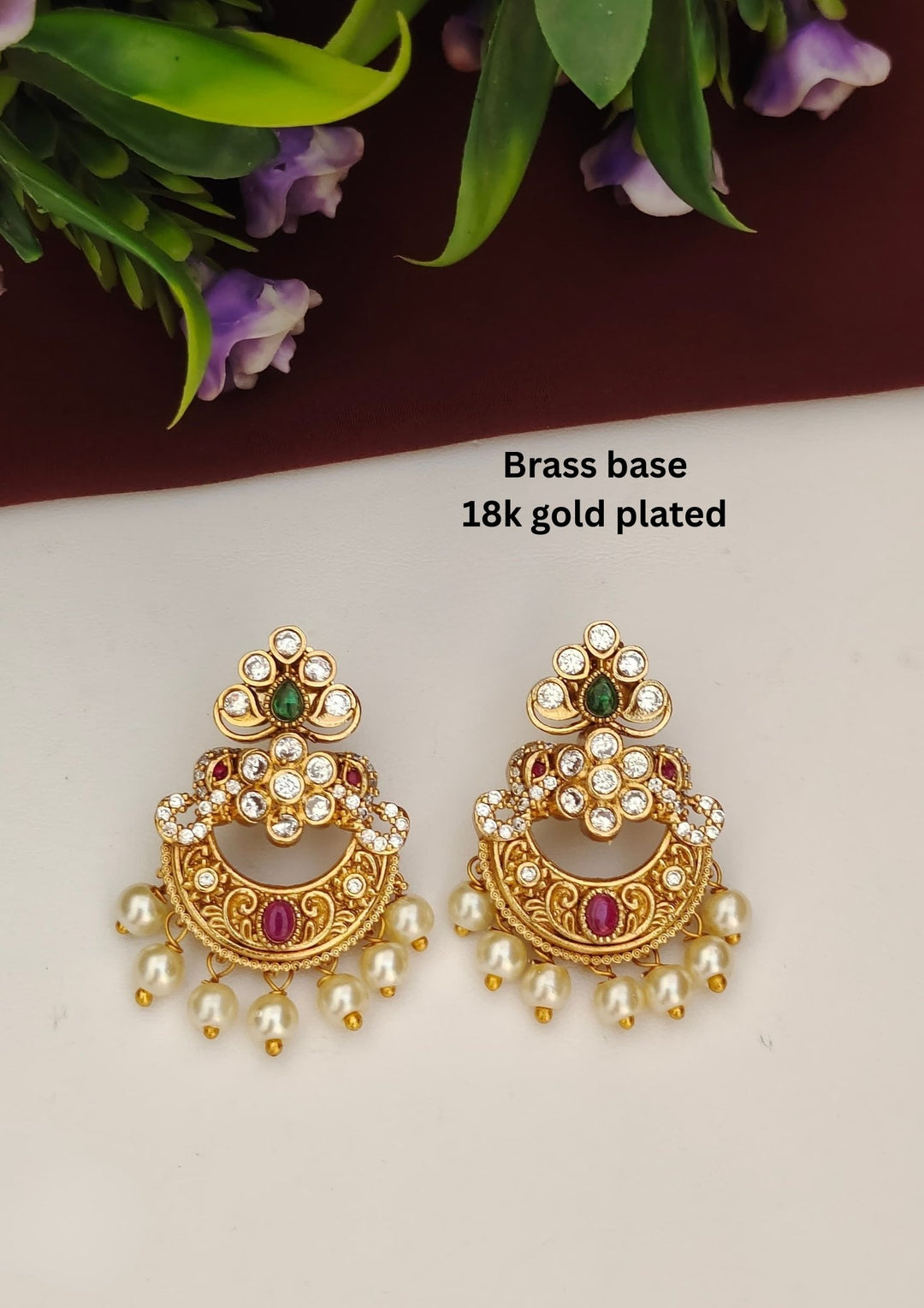 Kundan Earrings s75005
