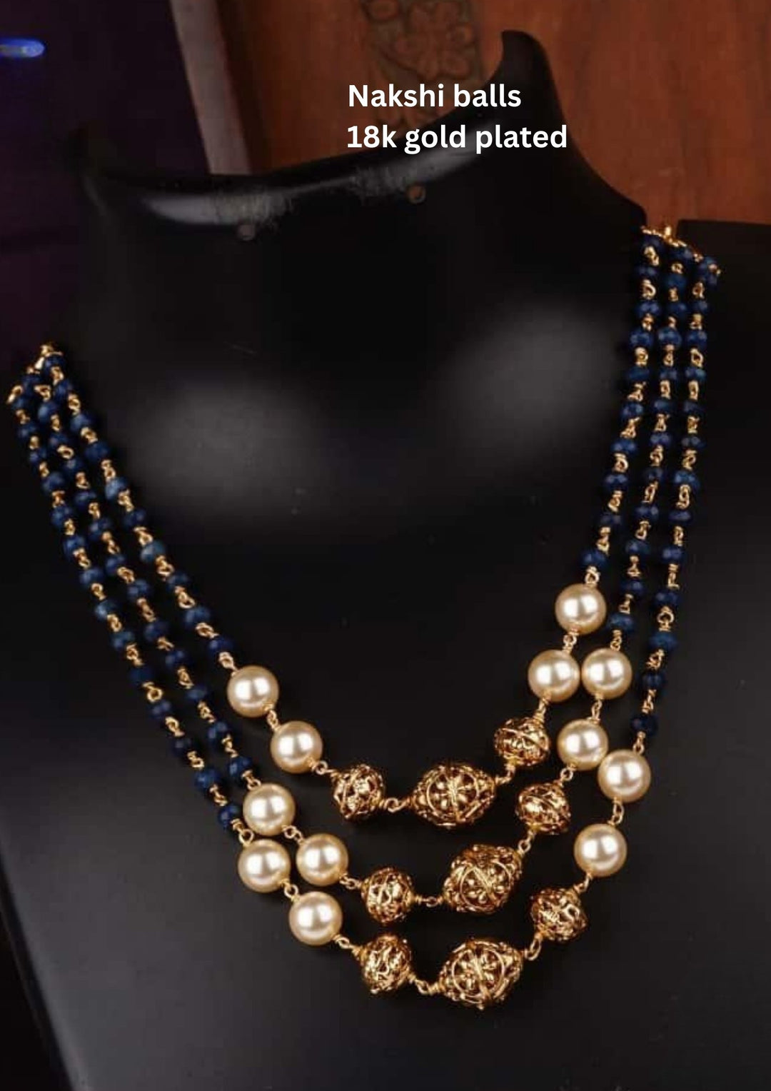Nakshi Balls & Beads Necklace c107020