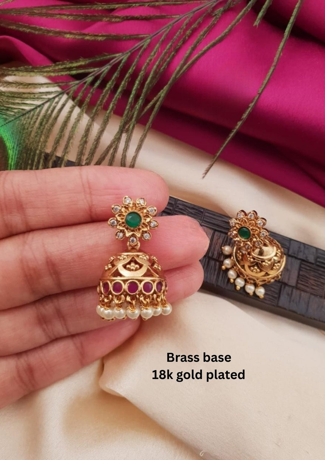 Kundan Jhumkas g10400