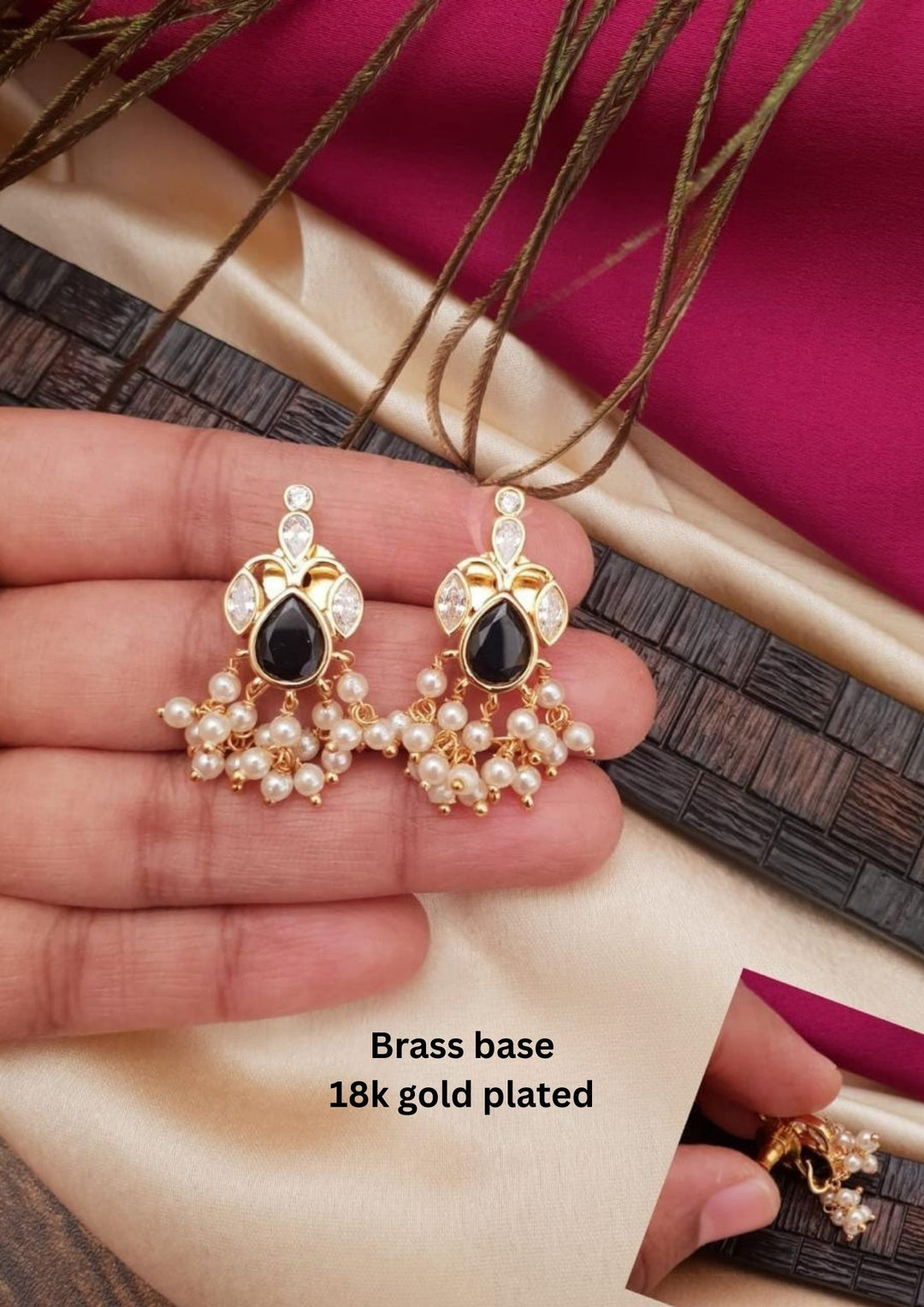 Kundan Polki Earrings g10299