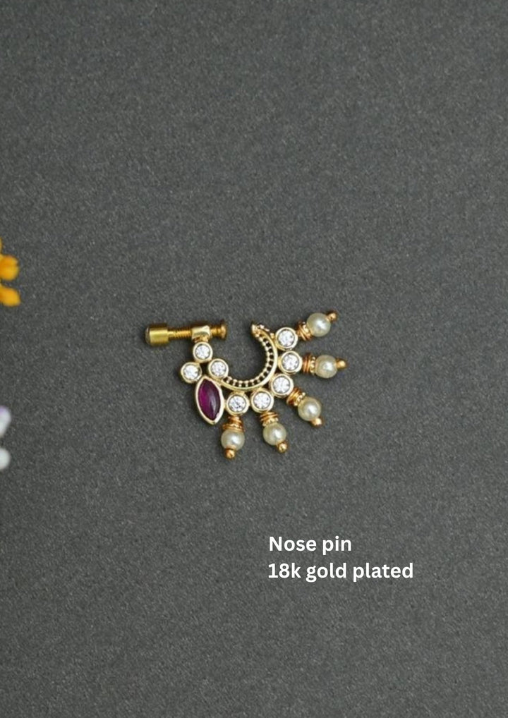 Kundan Nose Pin dp81507