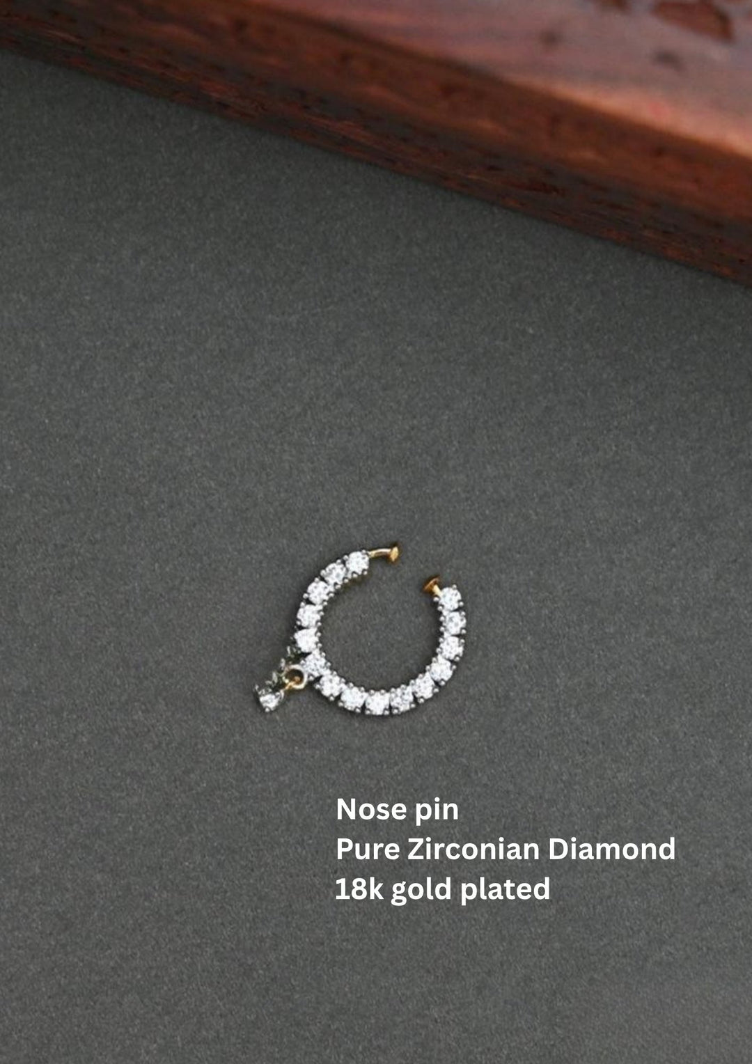 Pure Zirconian Diamond Nose Pin dp82507
