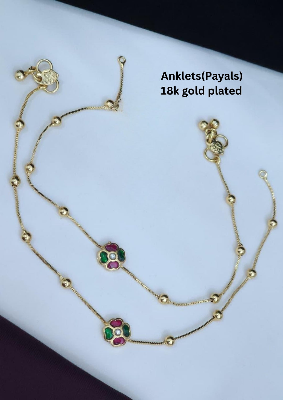 Kundan Anklets lp47