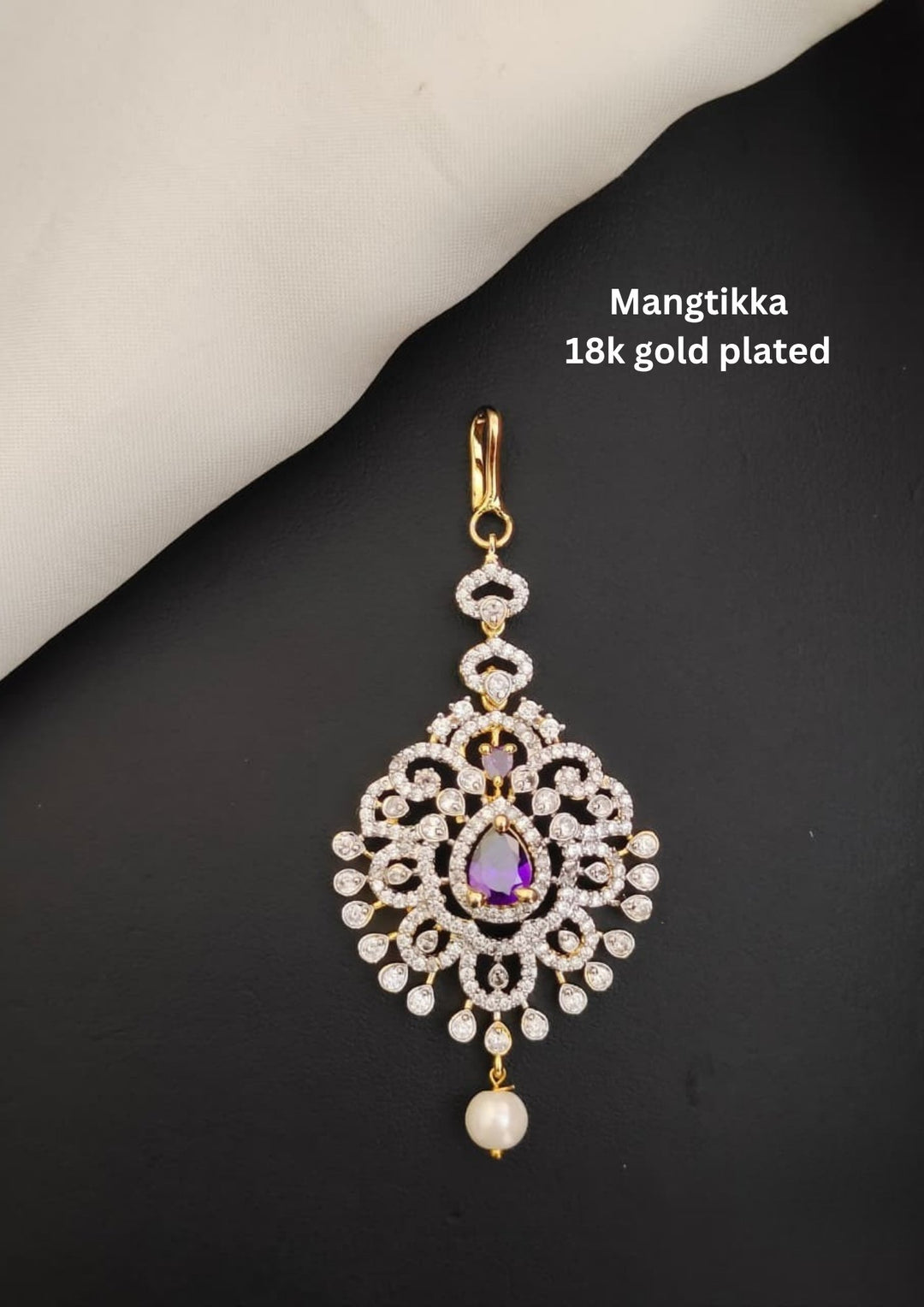 Pure Zirconian Diamond Mangtikka s75005