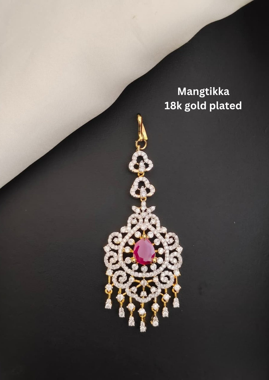 Pure Zirconian Diamond Mangtikka s75005
