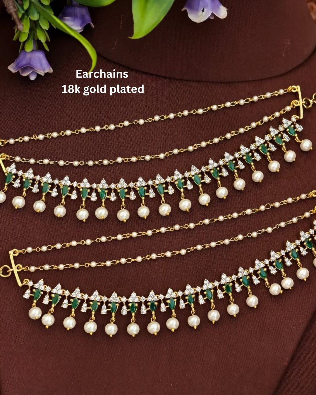 Kundan Earchains s160021
