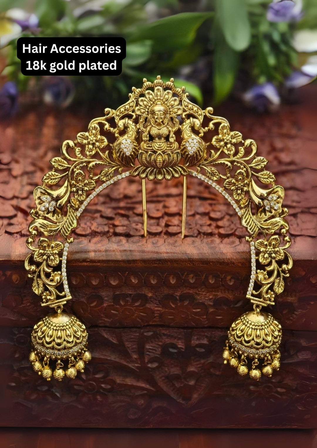 Kundan Temple Hair Accessories s130099