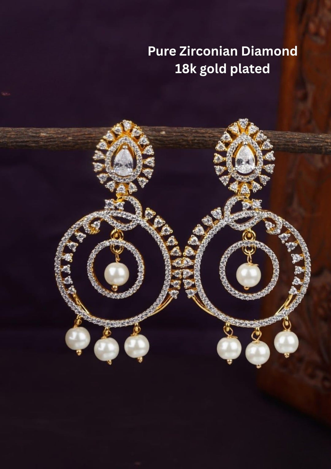 Pure Zirconian Diamond  Earrings c106020