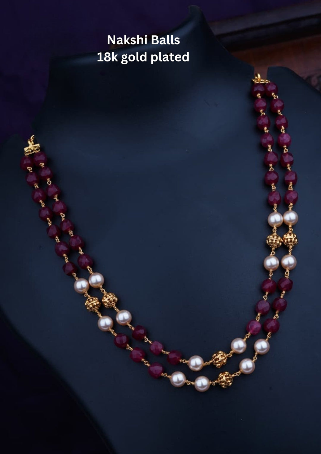 Nakshi Balls & Beads Necklace c1010020