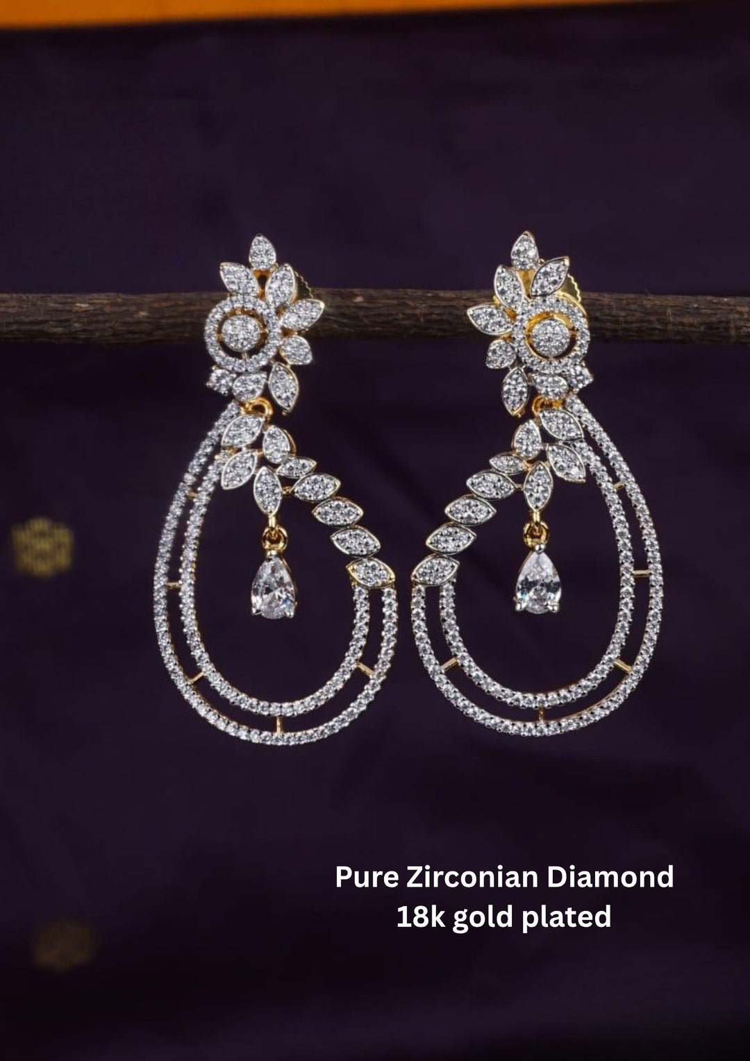 Pure Zirconian Diamond  Earrings c106020