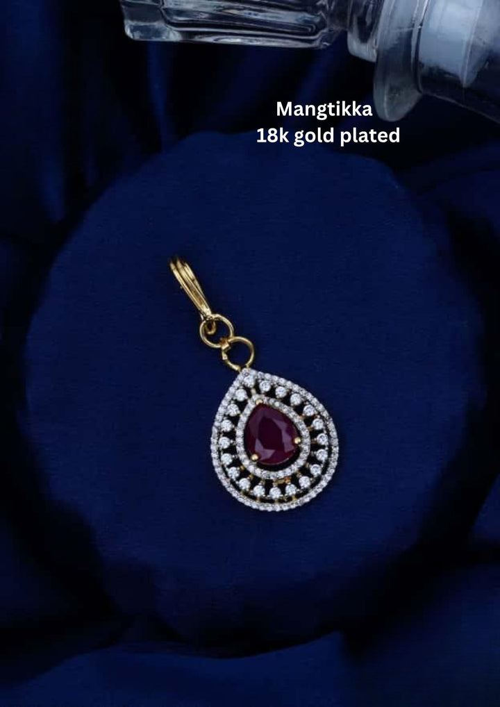 Pure Zirconian Diamond Mangtikka c103020