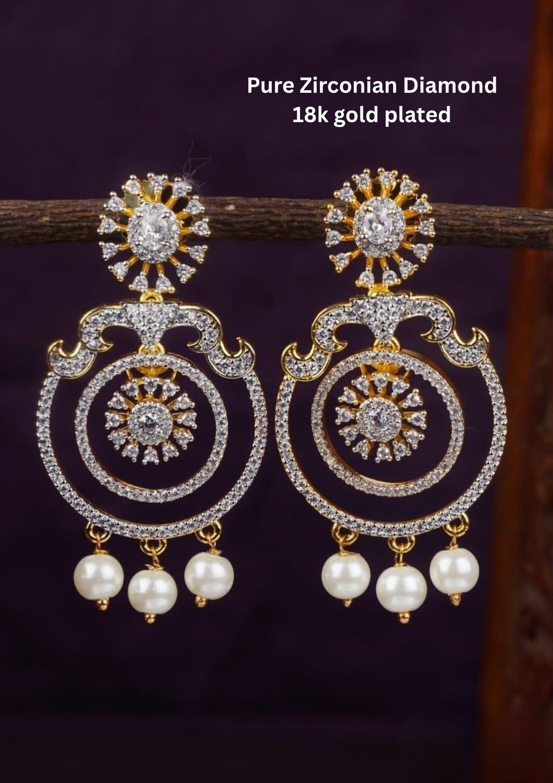 Pure Zirconian Diamond  Earrings c106020