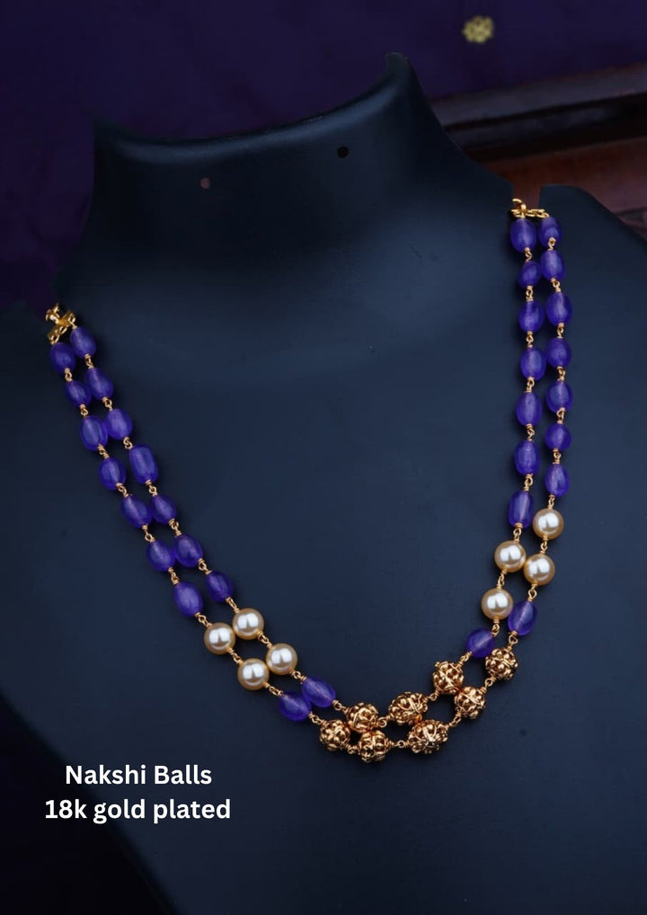 Nakshi Balls & Beads Necklace c106520
