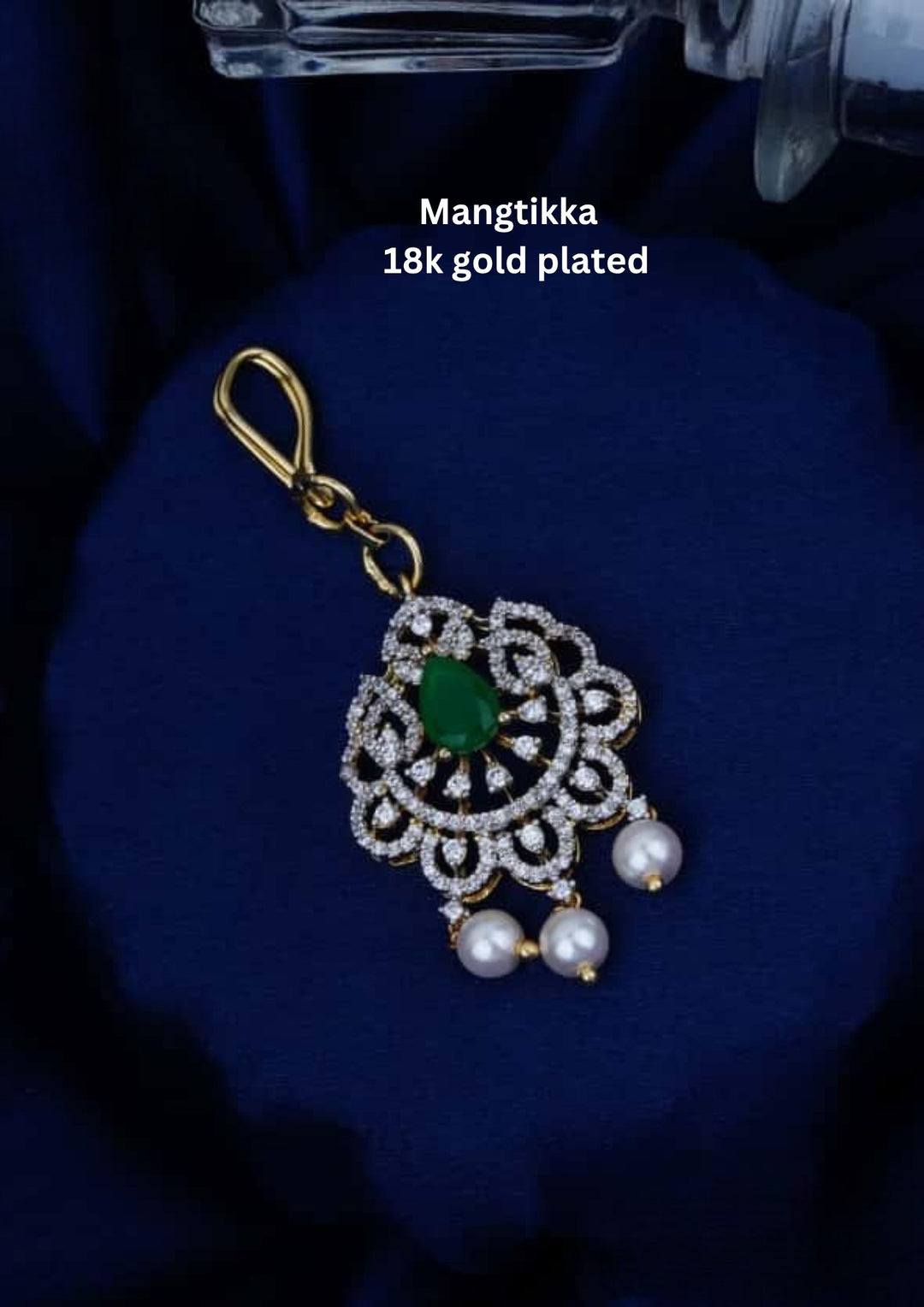 Pure Zirconian Diamond Mangtikka c102520