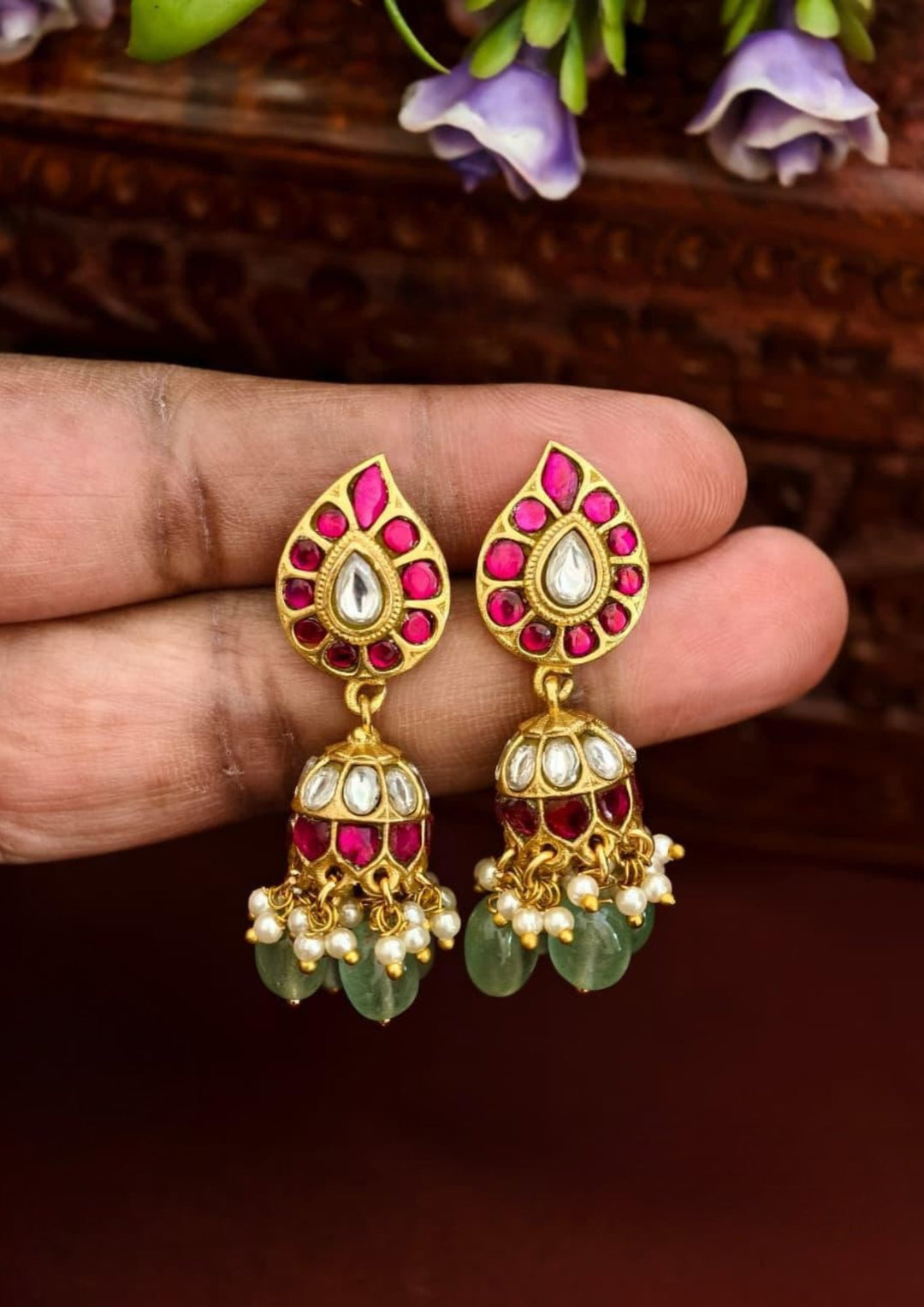 Kundan Jhumkas s 210071