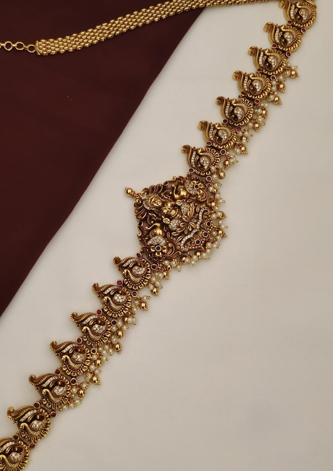 Kundan Temple Hipbelt (Vaddanam) s400063
