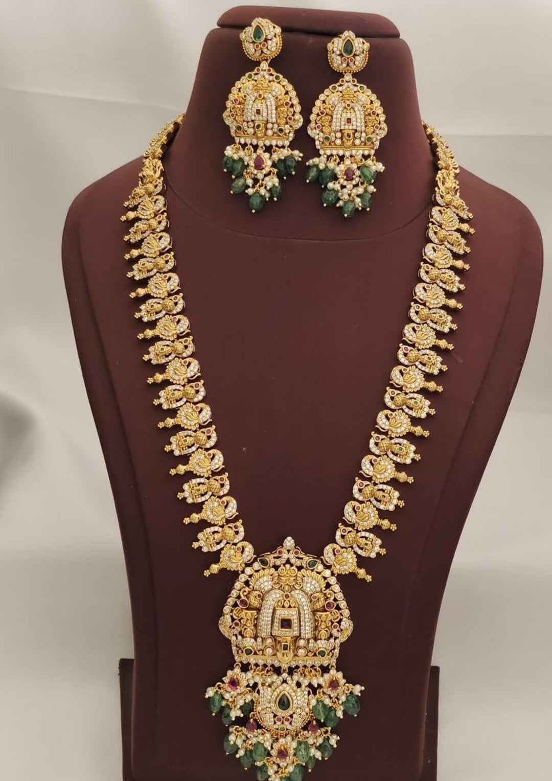 Kundan Necklace with Earrings s340003