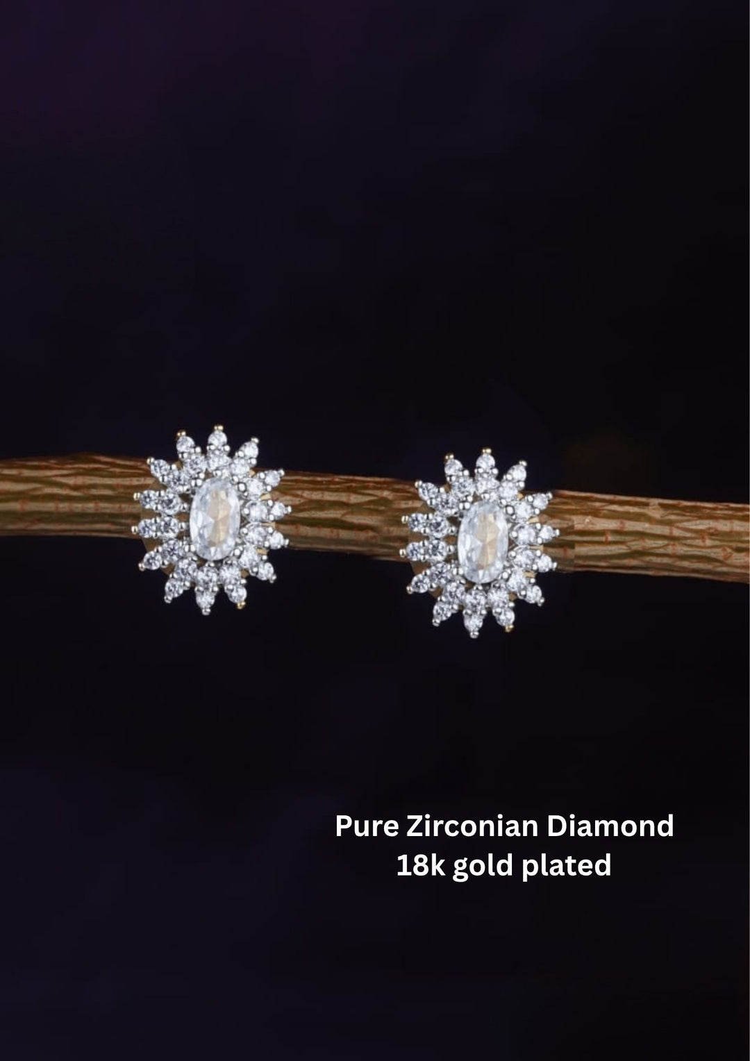 Pure Zirconian Diamond Studs c102020
