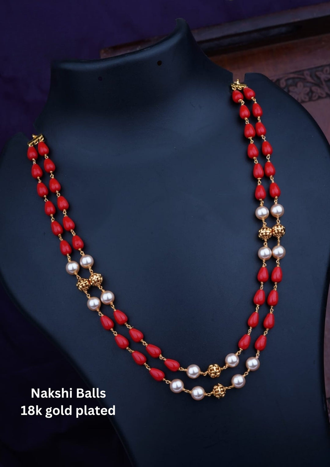 Nakshi Balls & Beads Necklace c106020