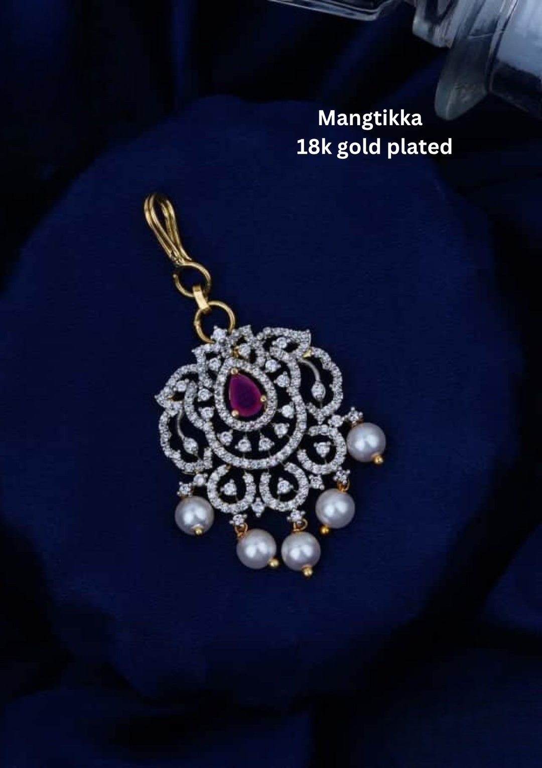 Pure Zirconian Diamond Mangtikka c102520
