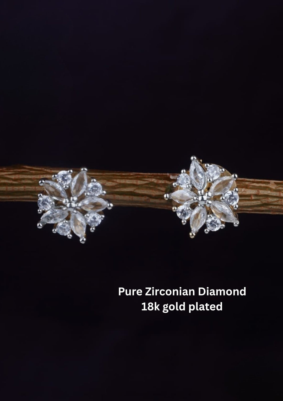 Pure Zirconian Diamond Studs c102020