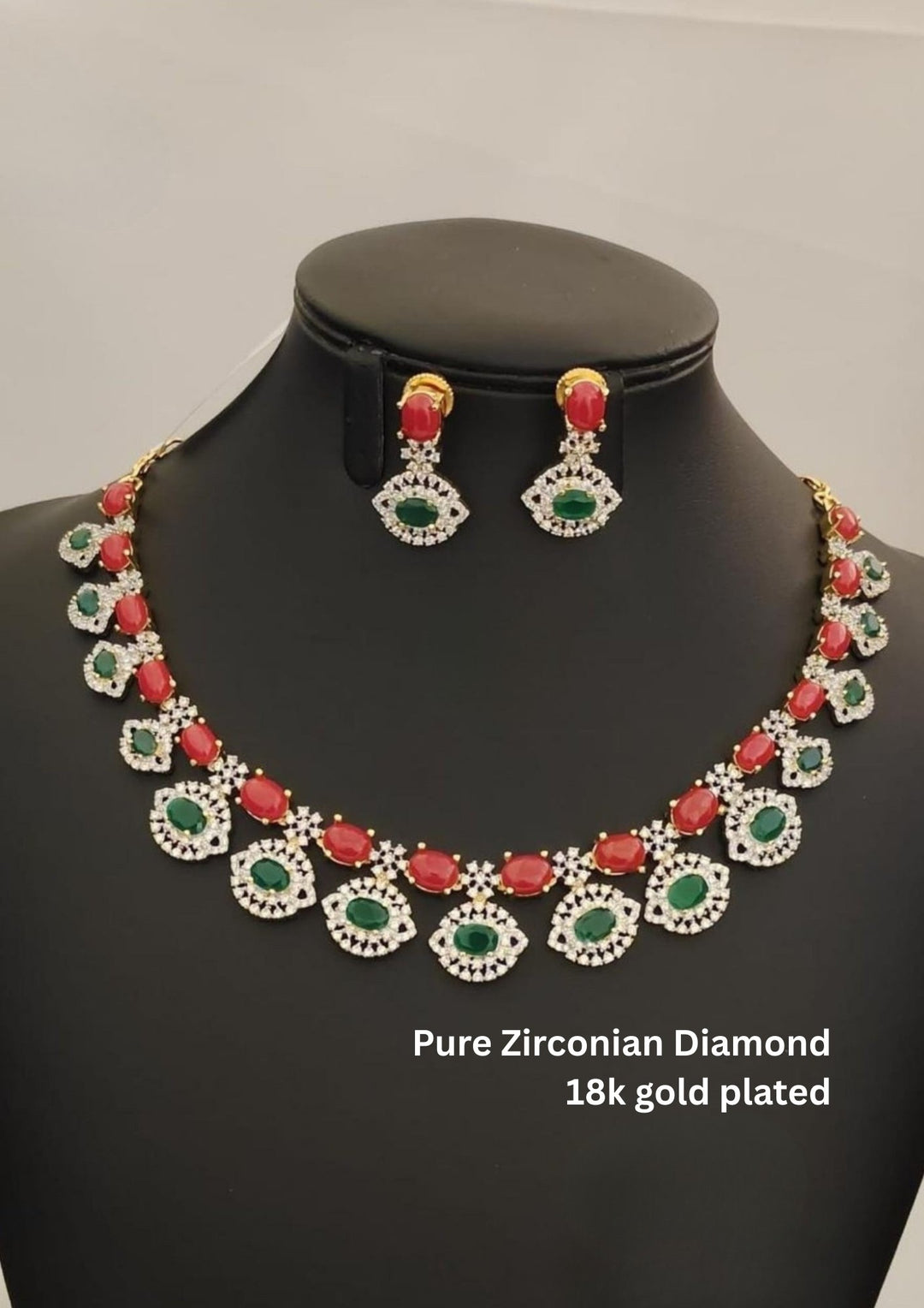 Kundan Brass Base Necklace With Earrings s230091