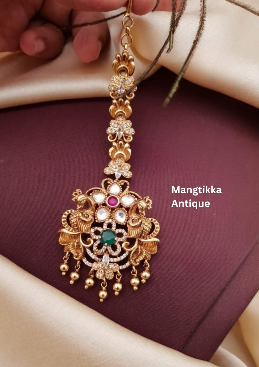 Kundan Antique Mangtikka g10999