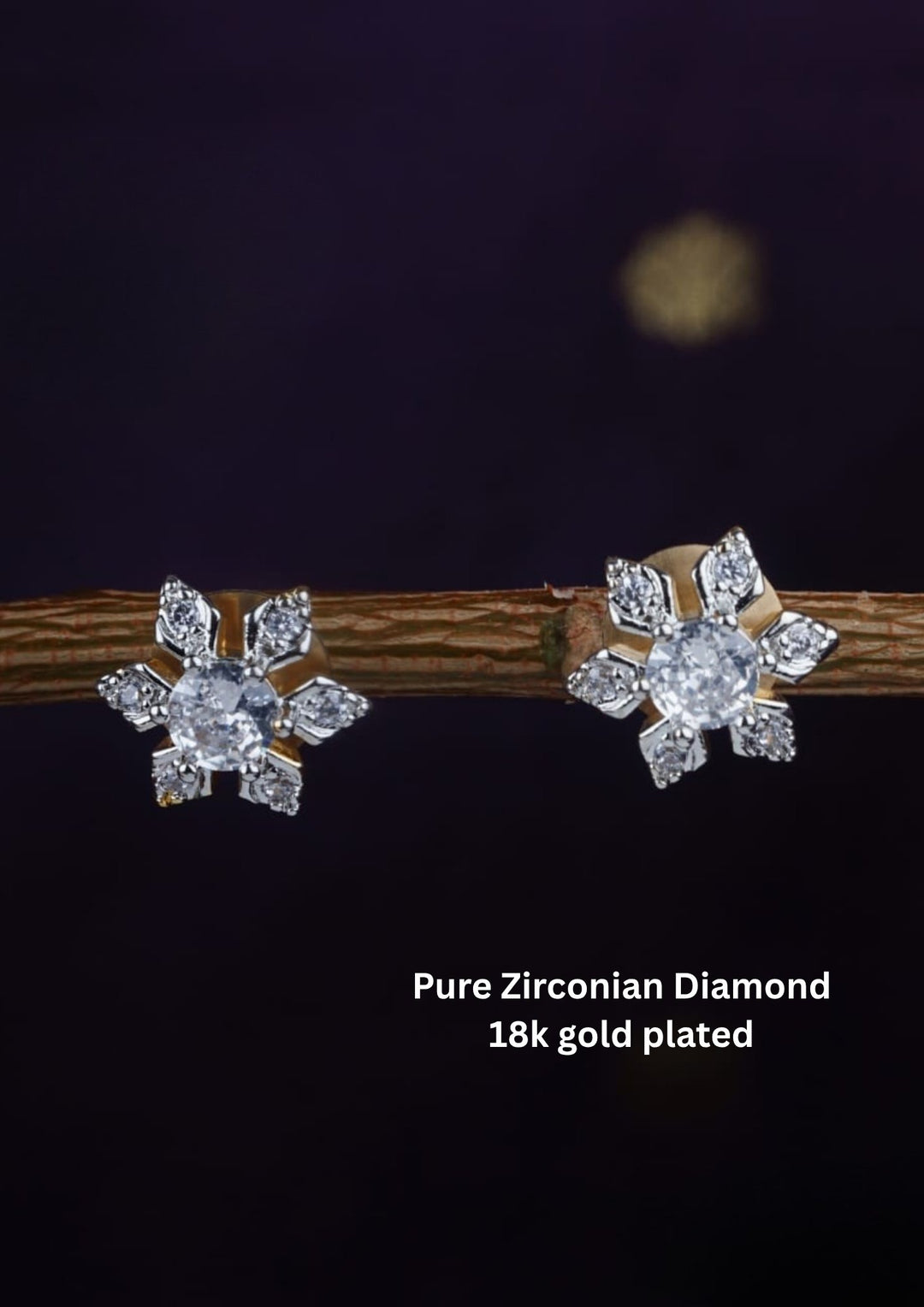 Pure Zirconian Diamond Studs c102020