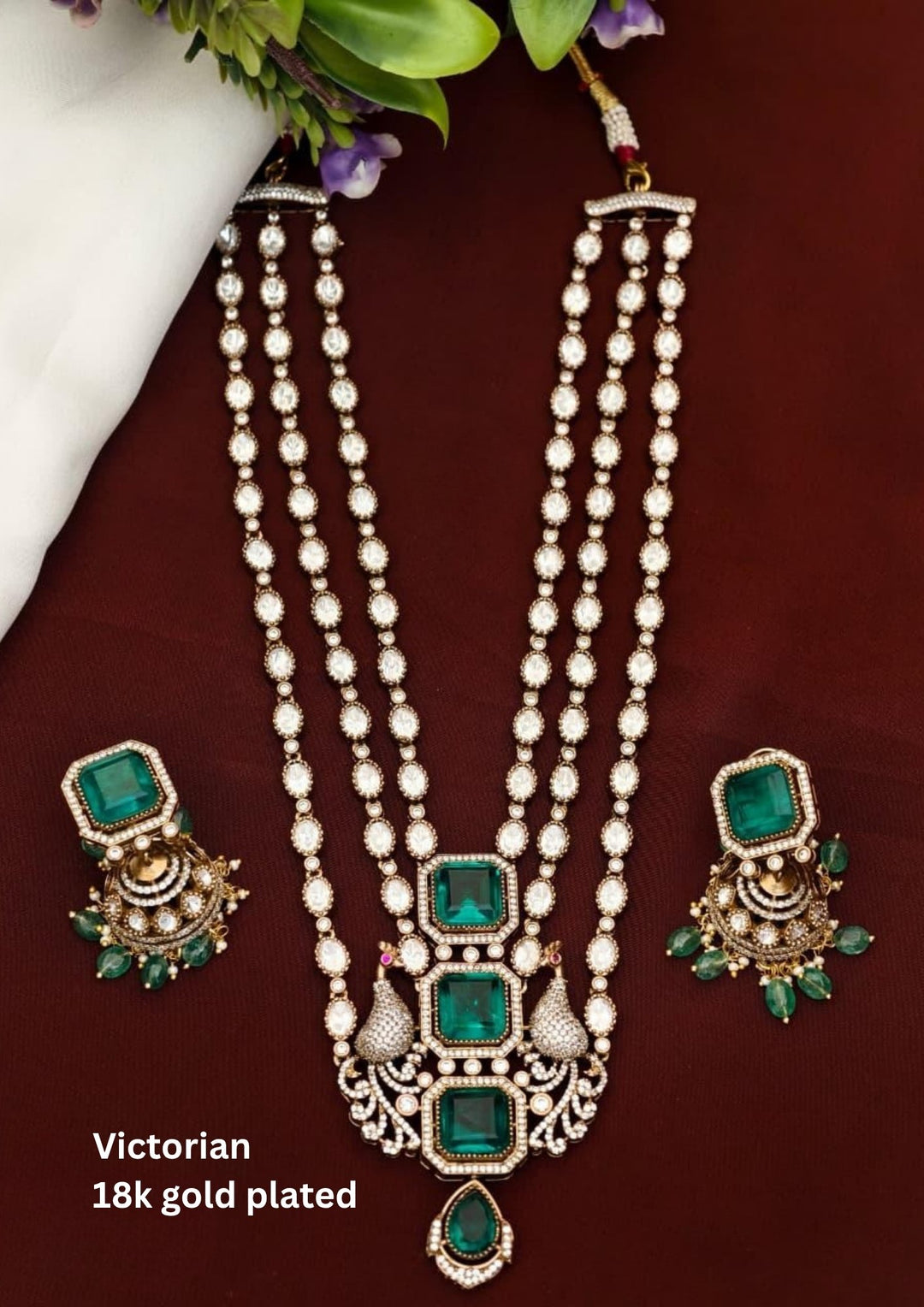 Victorian Necklace with Earrings s600065