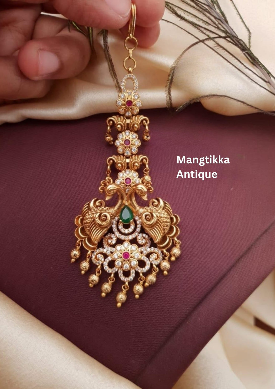 Kundan Antique Mangtikka g10899