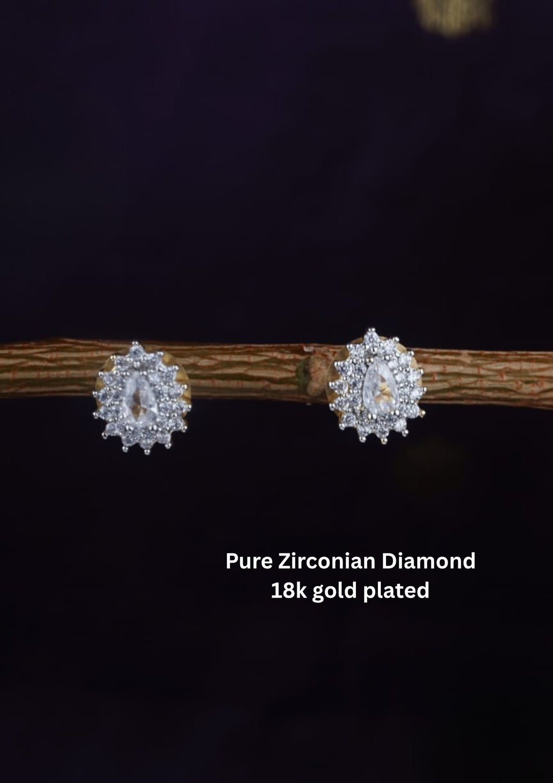 Pure Zirconian Diamond Studs c102020
